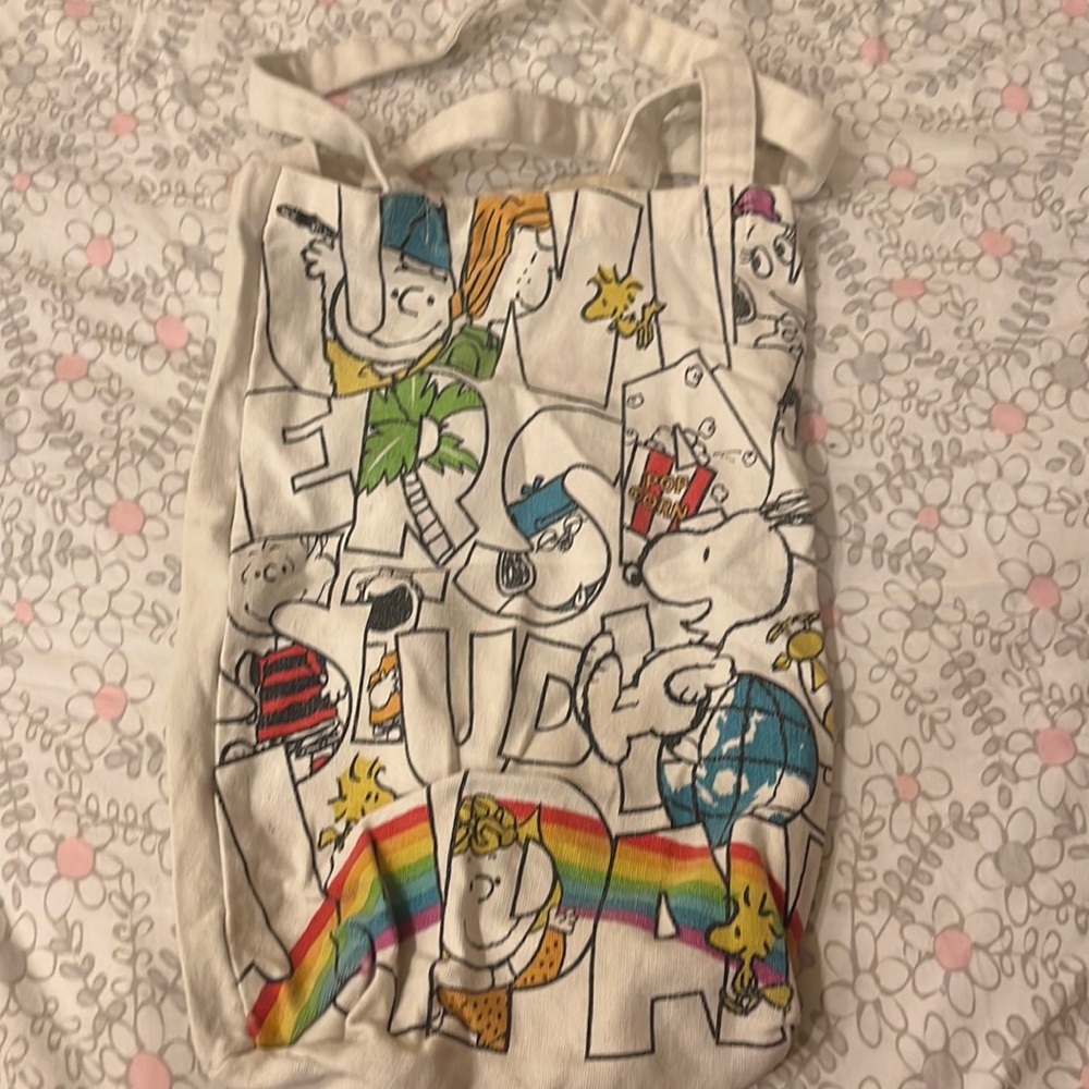 Tokyo peanuts tote bag